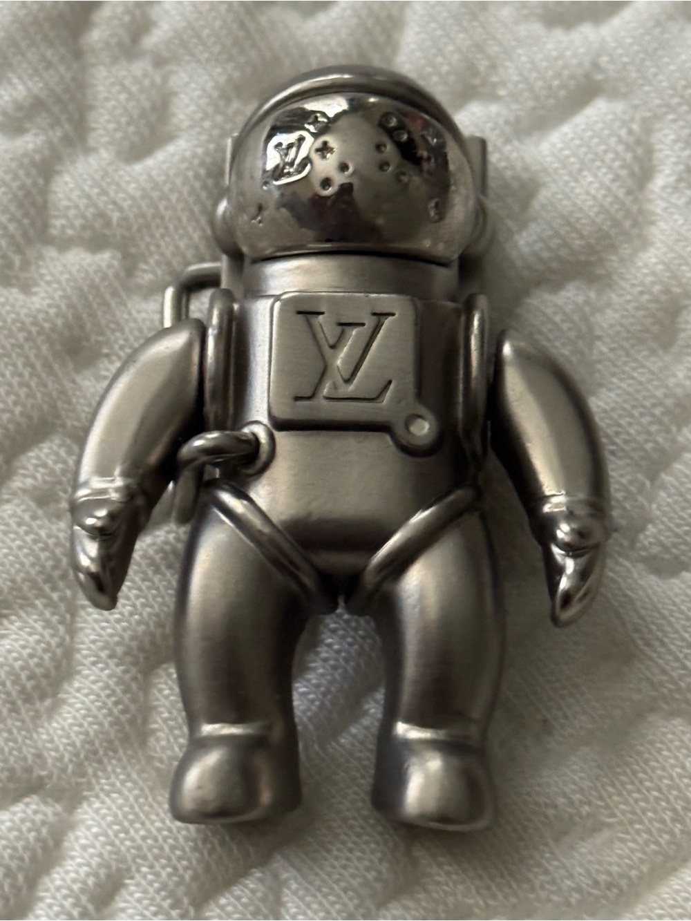 Louis Vuitton Silver-tone Astronaut Charm Pendant - Picture 2 of 4